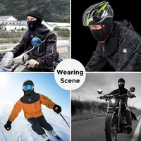 Winter Warm Cycling Skiing Cap Mask Fleece Thermal Outdoor Sports Skating Hat Headwear Face Covering