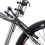 Cycling Bicycle Lock with LED Light Alloy Steel Folding Lock MTB Road Bike Lock Anti-theft Lock Safety Cycling Accessories