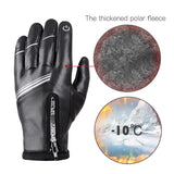 Winter Full Finger Cycling Gloves Outdoor Sports Gloves Touch Screen Polar Thermal Road Bike MTB Breathable Comfortable Soft