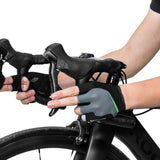 ROCKBROS Half Finger Cycling Gloves MTB Bicycle Sports Gloves Gel Pad Anti-Shock Breathable Men