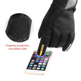 Cycling Gloves Bike Gloves Winter Warm Waterproof Outdoor Sports MTB Bicycle Gloves GEL Long Finger Touch Screen Anti-Slip