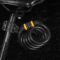 2m Cycling Bicycle 5 Digital Password Combination Lock MTB Road Bike Cable Lock Electric Bike Motorcycle Lock Anti Theft