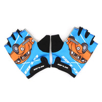 Half Finger Children Cycling Gloves Outdoor Sports  Bicycle Bike Gloves Kids Boys Girls