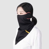 Cycling Mask Winter Warm Face Masks Bicycle Triangle Mask Polar Fleece Breathable Ear Protector Bike Facemask