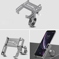 Aluminum Alloy Motorcycle Bicycle Bike Phone GPS Holder Cell Mobil Phone Computer Bracket Stand Mount Support Universal