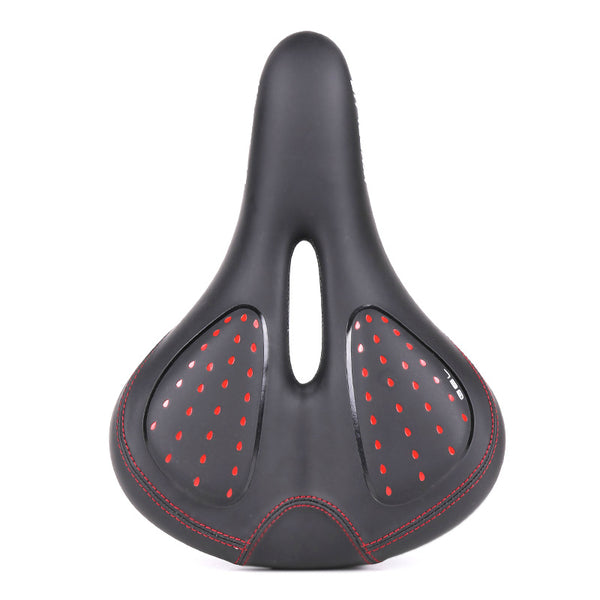 GEL Cycling Bicycle Saddle Mountain Road Bike Seat with Tail Light Warning Light Breathable Shock Absorbing System