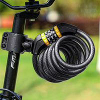 2m Cycling Bicycle 5 Digital Password Combination Lock MTB Road Bike Cable Lock Electric Bike Motorcycle Lock Anti Theft