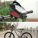 Bicycle Bag 6.0inch Touch Screen Cell Phone Mobil Phone Bag Cycling Top Tube Handlebar Bag Pouch Waterproof