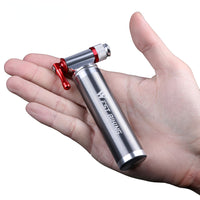 Portable Aluminum Alloy Bicycle Pump Air CO2 Quick Inflator Cycling MTB Road Bike Pump Schrader Presta Valve Mini Bike Pump Ultralight