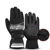 ROCKBROS Winter Cycling Gloves Skiing Snowboard Outdoor Sports Gloves Warm Thermal Waterproof Windproof