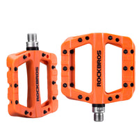 ROCKBROS Ultralight Nylon Bicycle Flat Pedals BMX MTB Road Bike Platform Pedals Seal Bearings