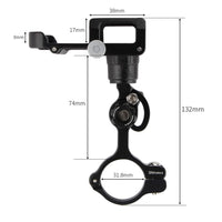 360 Rotatable Aluminum Alloy Motorcycle Bicycle Bike Phone Holder Cell Mobil Phone Computer GPS Bracket Stand Mount Support Universal