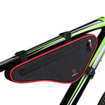 Nylon MTB Road Bike Bag Front Frame Bag Cycling  Bicycle Triangle Bags Large Capacity Reflective Panniers