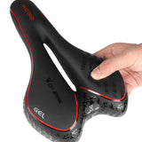 GEL Bicycle Saddle Cycling MTB Road Bike Saddle Seat Cushion Soft Sponge PU Anti-skid Shock Absorbing