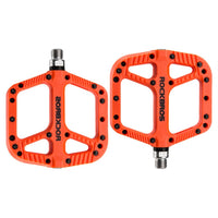 ROCKBROS Ultralight Nylon Bicycle Flat Pedals BMX MTB Road Bike Platform Pedals Seal Bearings