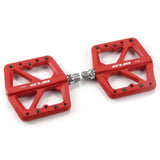 3 Sealed Bearings Bicycle Pedals Nylon Mountain Bike Pedals Road Bike BMX MTB Pedals 9/16" Platform Flat Pedals Ultralight Non-Slip