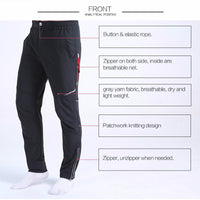 Spring Autumn Cycling Pants UV-proof Bicycle Bike Long Trousers Windproof Road Bike MTB Clothing Quick Dry Men Women