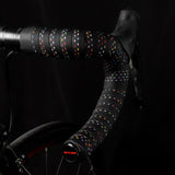 Cycling Racing Bicycle Drop Handlebar Tape Road Bike Handle Bar Tape Wrap End Plug Anti-slip Silica Gel EVA Shock Absorption