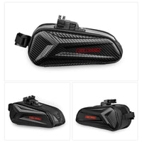 3D Hard Shell Bicycle Bike Saddle Bag Cycling Seatpost Bag RearTail Bag Waterproof Reflective