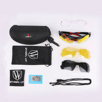 Polarized Cycling Bicycle Glasses Outdoor Sports UV-400 Sunglasses MTB Road Bike Eyewear Goggles 3 Lens