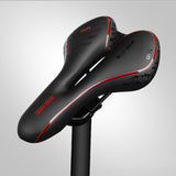 GEL Bicycle Saddle Cycling MTB Road Bike Saddle Seat Cushion Soft Sponge PU Anti-skid Shock Absorbing