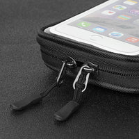 Bicycle Front Frame Bag Cell Phone Bag Holder Large Capacity MTB Bike Bag With Waterproof Cover Touch Screen Top Tube Bag Cycling Accessories