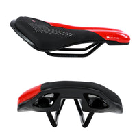 Comfortable Bicycle Saddle Mountaibn Road Bike Seat Cushion Pad Wear-resistant PU Leather Hollow