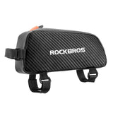 ROCKBROS Cycling Bicycle Frame Bag MTB Road Bike Front Top Tube Bag Pannier Waterproof Reflective Large Capacity Ultralight