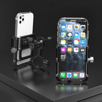 360 Rotatable Aluminum Alloy Motorcycle Bicycle Bike Phone Holder Cell Mobil Phone Computer GPS Bracket Stand Mount Support Universal