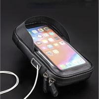 Cycling Motorcycle Bicycle Bag MTB Mountain Road Bike Front Handlebar Bag Phone Bag Case Holder Bracket Waterproof Rainproof Touch Screen