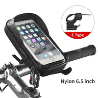 Cycling Motorcycle Bicycle Bag MTB Mountain Road Bike Front Handlebar Bag Phone Bag Case Holder Bracket Waterproof Rainproof Touch Screen