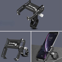 Aluminum Alloy Motorcycle Bicycle Bike Phone GPS Holder Cell Mobil Phone Computer Bracket Stand Mount Support Universal