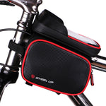 Bicycle Bag Phone Bag Holder Cycling MTB Road Bike Front Frame Bag TPU Touch Screen 6.2 Inch Waterproof