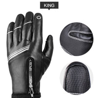 Winter Full Finger Cycling Gloves Outdoor Sports Gloves Touch Screen Polar Thermal Road Bike MTB Breathable Comfortable Soft