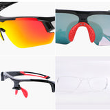 Polarized Cycling Bicycle Glasses Outdoor Sports UV-400 Sunglasses MTB Road Bike Eyewear Goggles 3 Lens