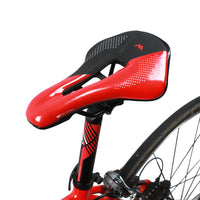 Comfortable Bicycle Saddle Mountaibn Road Bike Seat Cushion Pad Wear-resistant PU Leather Hollow