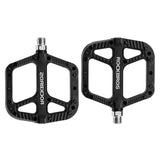 ROCKBROS Ultralight Nylon Bicycle Flat Pedals BMX MTB Road Bike Platform Pedals Seal Bearings