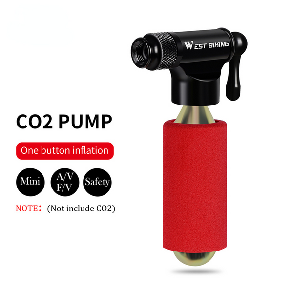 Cycling Bicycle Mini Hand Pump CO2 Inflator MTB Road Bike Ball Tyre Tube Pump Schrader Presta Valve