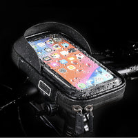 Cycling Motorcycle Bicycle Bag MTB Mountain Road Bike Front Handlebar Bag Phone Bag Case Holder Bracket Waterproof Rainproof Touch Screen