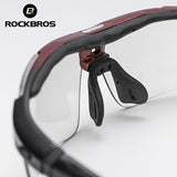 Rockbros Polarized Cycling Glasses Sports Sunglasses MTB Road Bike Bicycle Goggles Eyewear 5 Lens Men Women Riding Protection