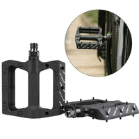 Nylon Fiber Bicycle Pedals MTB Road Bike Pedals Widen Anti-skid 2 Bearings Cycling BMX Pedals