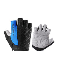 ROCKBROS Half Finger Cycling Gloves MTB Road Bike Bicycle Sports Gloves Shockproof Wear Resistant Breathable  Men Women