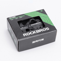 ROCKBROS 2 In 1 Aluminum Bicycle Lock Pedal MTB Road Bike Pedals With Free Cleat For SPD System Anti-slip Sealed Bearing