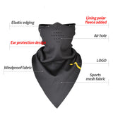 Cycling Mask Winter Warm Face Masks Bicycle Triangle Mask Polar Fleece Breathable Ear Protector Bike Facemask