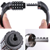 1.8m Bicycle Lock Password Key Lock Anti Theft Bike Steel Cable Lock Safety MTB Road Bike Security Lock