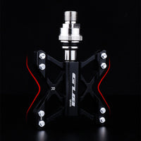 DU Bearing CNC Aluminum Alloy Bicycle Pedals Quick Release BMX MTB Mountain Bike Road Bike Pedals 9/16 Inch Universal Flat Platform