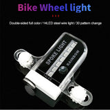 30 Lighting Model Bike Wheel Spokes Light Bicycle Motorcycle Bike Tyre Tire Wheel LED Light Safety Warning Flash Lamp