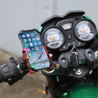 Aluminum Alloy Motorcycle Bicycle Bike Phone GPS Holder Cell Mobil Phone Computer Bracket Stand Mount Support Universal