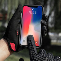 Cycling Gloves Bicycle MTB Bike Outdoor Sports Gloves Full Finger Touch Screen Shockproof Breathable GEL Men Gloves