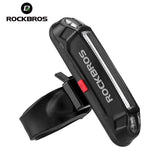 ROCKBROS LED Bicycle Rear Light Bike Taillight Safety Warning Lamp Waterproof USB Rechargable 3 Colors